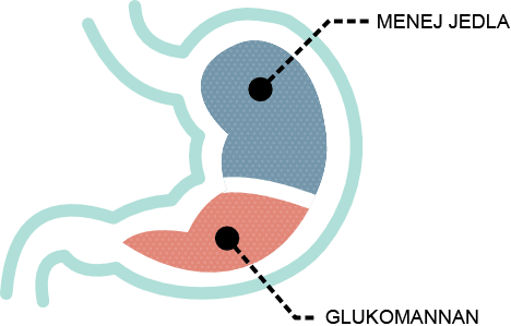 Image showing effect with glukomanan